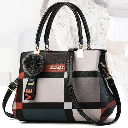 Yogodlns New Luxury Handbag Women Stitching Wild Messenger Bags Designer Brand Plaid Shoulder Bag Female Ladies Totes