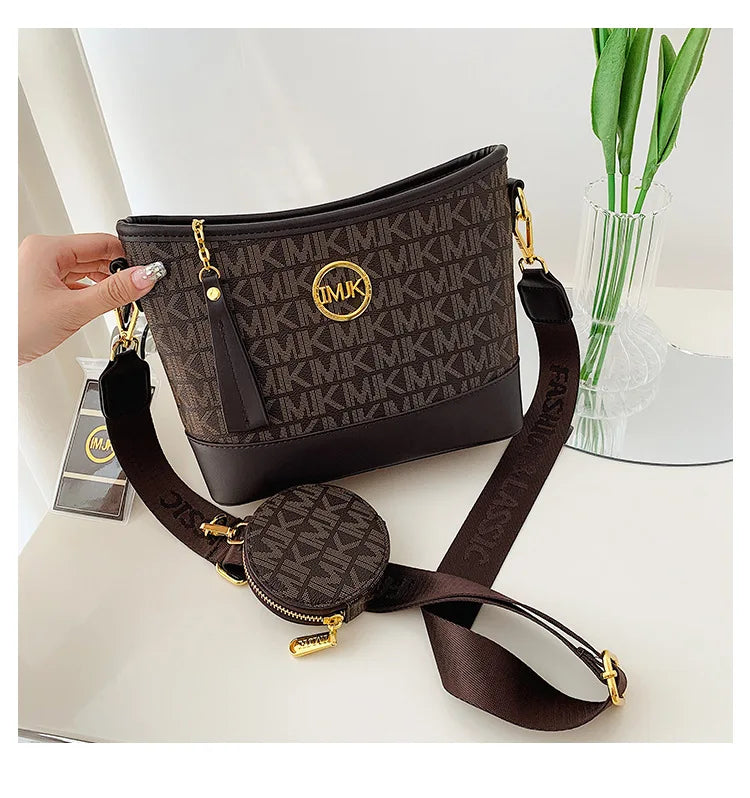 IMJK Luxury Fashion Women's designer bag hand bags shoulder messenger Inclined Shoulder Bag Evening bags Square bag