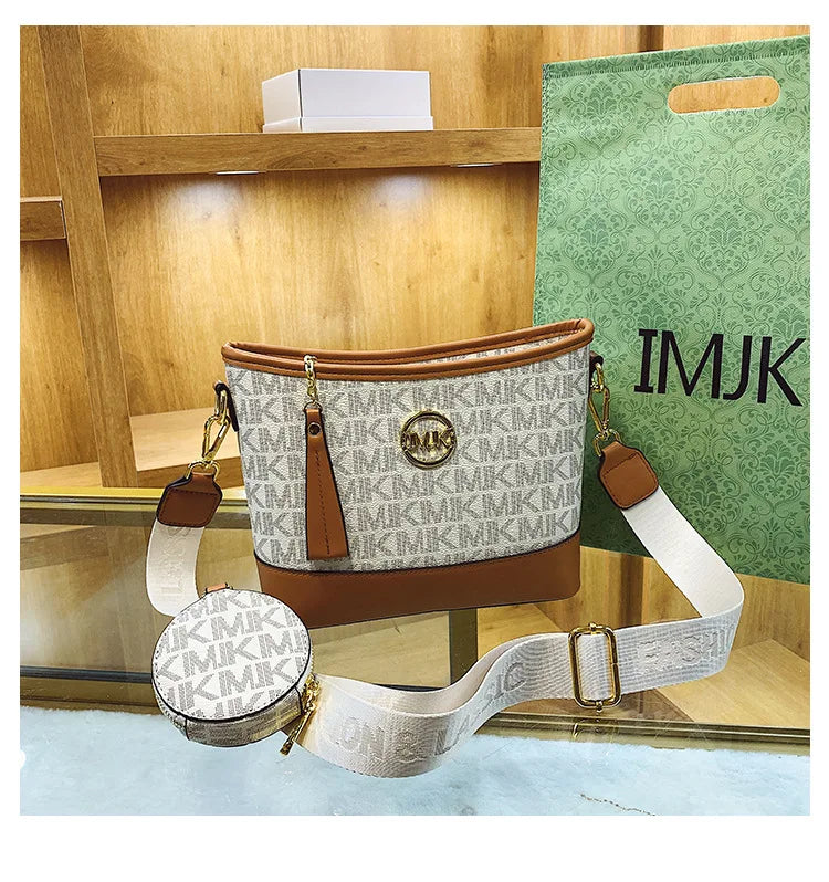 IMJK Luxury Fashion Women's designer bag hand bags shoulder messenger Inclined Shoulder Bag Evening bags Square bag