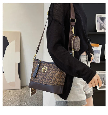 IMJK Luxury Fashion Women's designer bag hand bags shoulder messenger Inclined Shoulder Bag Evening bags Square bag