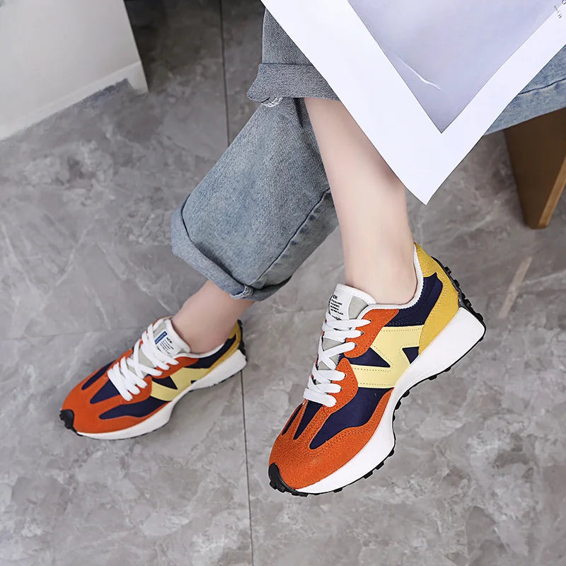 New Women's Causal Sneakers Summer Shoes Woman Fashion Breathable Lace Up Sports Shoes for Women Platform Walking Designer Shoes