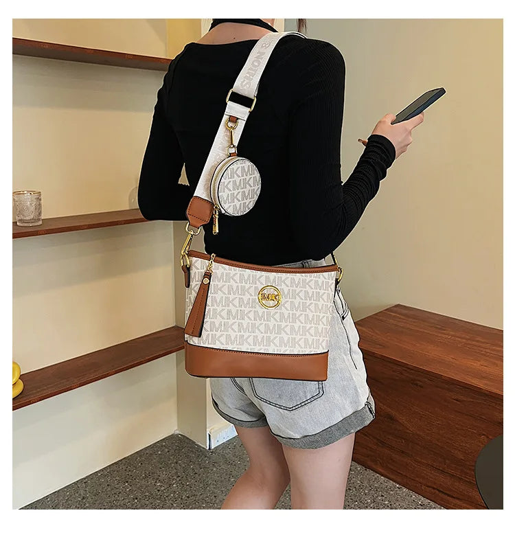 IMJK Luxury Fashion Women's designer bag hand bags shoulder messenger Inclined Shoulder Bag Evening bags Square bag