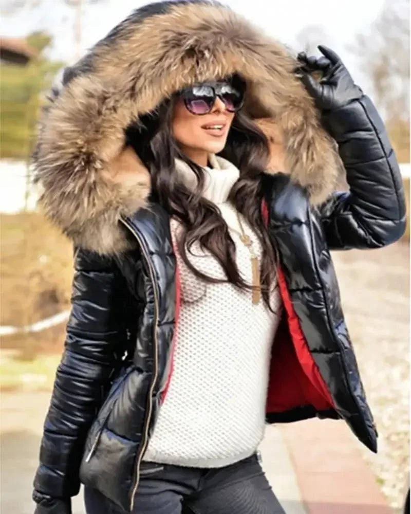 Womens Parkas Autumn and Winter New Women Down Cotton Coat Short