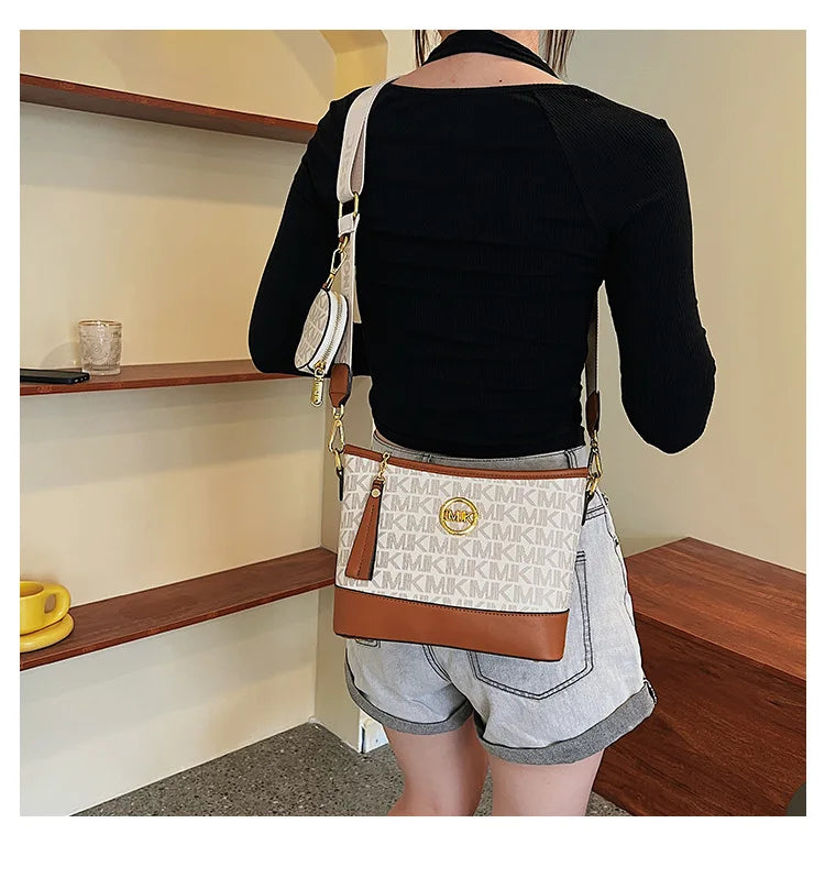 IMJK Luxury Fashion Women's designer bag hand bags shoulder messenger Inclined Shoulder Bag Evening bags Square bag